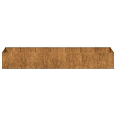 vidaXL Ζαρντινιέρα 280x80x40 εκ. Ατσάλι Σκληρυθέν στον Αέρα