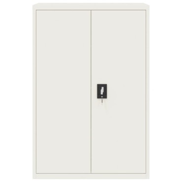 vidaXL Αρχειοθήκη Λευκή 90x40x180cm Ατσάλινη 2 τεμ.
