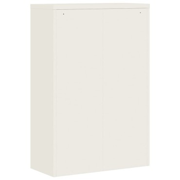 vidaXL Αρχειοθήκη Λευκή 90x40x180cm Ατσάλινη 2 τεμ.