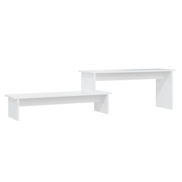 vidaXL Έπιπλο Τηλεόρασης Λευκό 180x30x43cm από Επεξ. Ξύλο