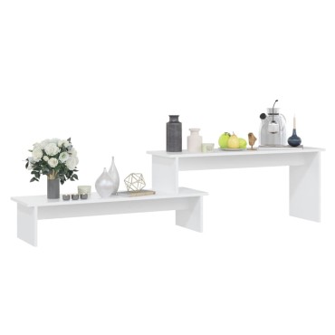 vidaXL Έπιπλο Τηλεόρασης Λευκό 180x30x43cm από Επεξ. Ξύλο