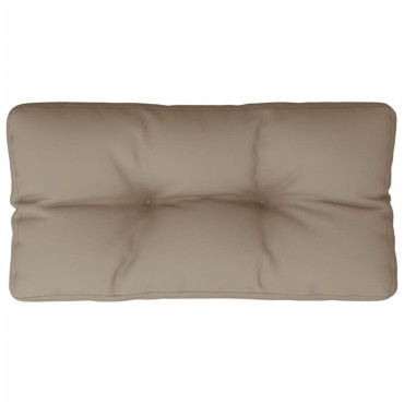 vidaXL Μαξιλάρι Παλέτας Taupe 70x40x12cm Υφασμάτινο