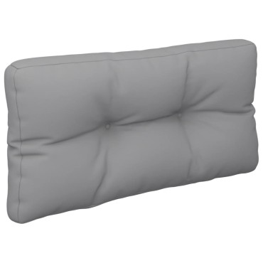 vidaXL Μαξιλάρι Παλέτας Γκρι 70x40x12cm Υφασμάτινο