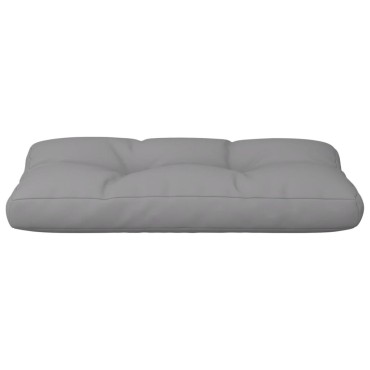 vidaXL Μαξιλάρι Παλέτας Γκρι 70x40x12cm Υφασμάτινο