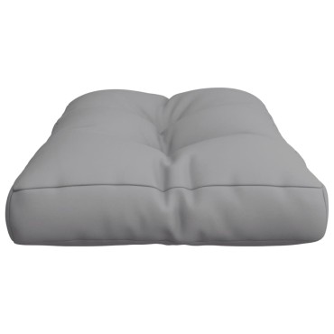 vidaXL Μαξιλάρι Παλέτας Γκρι 70x40x12cm Υφασμάτινο