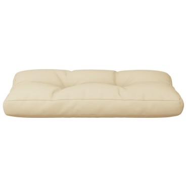 vidaXL Μαξιλάρι Παλέτας Μπεζ 80x40x12cm Υφασμάτινο