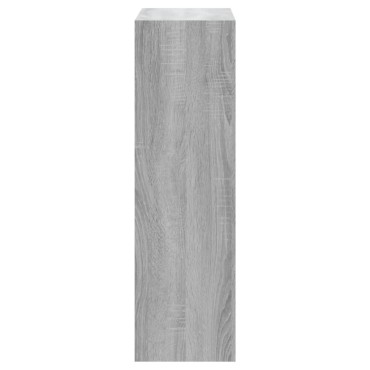 vidaXL Παπουτσοθήκη Γκρι Sonoma 63x24x81cm από Επεξεργασμένο Ξύλο