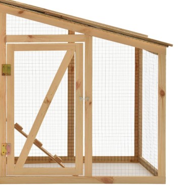 vidaXL Κοτέτσι 178 x 67 x 92 εκ. από Μασίφ Ξύλο Πεύκου