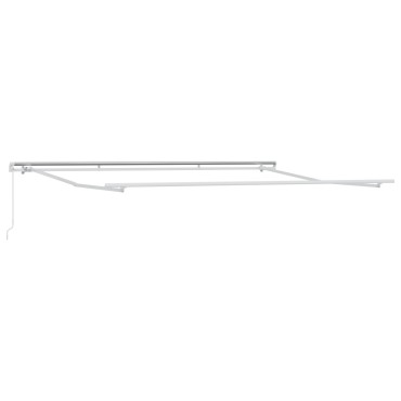ανασυρόμενη τέντα vidaXL Μαύρη 450x350 cm