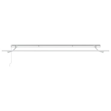 vidaXL Χειροκίνητη Ανασυρόμενη Τέντα Μπεζ 450x350 εκ.