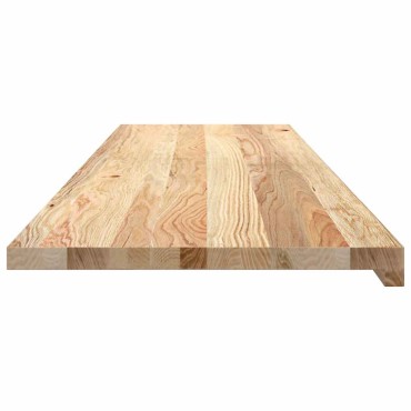 vidaXL Περβάζια παραθύρων 2 τεμ. 140x40x2 εκ. Ακατέργαστο Μασίφ Δρυός