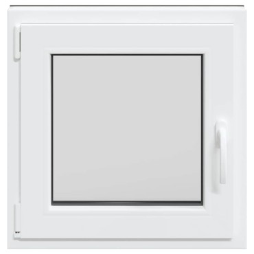 vidaXL Παράθυρο Υπογείου "RISOR" 50x50 εκ. Ανακλινόμενο & Περιστρεφόμενο DIN Αριστερό Ανθρακί