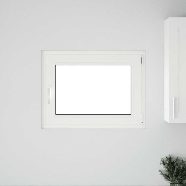 vidaXL Παράθυρο Υπογείου "RISOR" 90x60 εκ. Ανακλινόμενο & Περιστρεφόμενο DIN Δεξί Ανθρακί