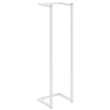 vidaXL Βάση για Πετσέτες Επιτοίχια Λευκή 25 x 20 x 95 εκ. Ατσάλινη