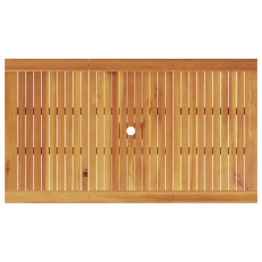 vidaXL Σετ Κήπου 5 τεμ. από Μασίφ Ξύλο Ακακίας 140x80x74cm