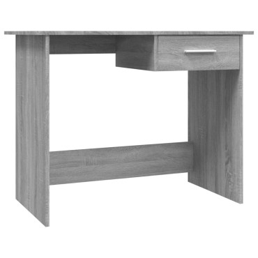 vidaXL Γραφείο Γκρι Sonoma 100x50x76cm από Επεξεργασμένο Ξύλο 1 τεμ.