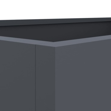 vidaXL Ζαρντινιέρα Ανθρακί 62x47x46 εκ. από Χάλυβα