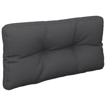 vidaXL Μαξιλάρι Παλέτας Μαύρο 70x40x12cm Υφασμάτινο