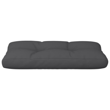 vidaXL Μαξιλάρι Παλέτας Μαύρο 70x40x12cm Υφασμάτινο