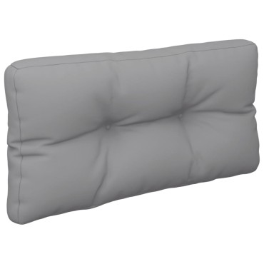 vidaXL Μαξιλάρι Παλέτας Γκρι 80x40x12cm Υφασμάτινο