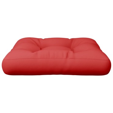 vidaXL Μαξιλάρι Παλέτας Κόκκινο 58x58x10cm από Ύφασμα
