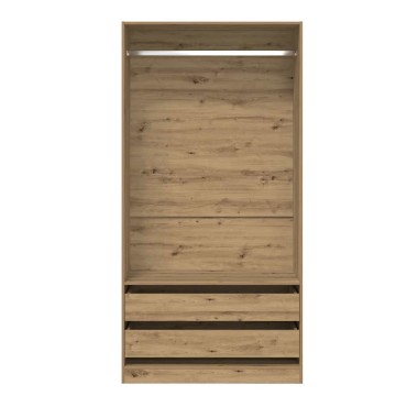 vidaXL Ντουλάπα Τεχνίτης Δρυς 100x50x200cm Επεξεργασμένο Ξύλο 1 τεμ.