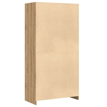vidaXL Ντουλάπα Τεχνίτης Δρυς 100x50x200cm Επεξεργασμένο Ξύλο 1 τεμ.