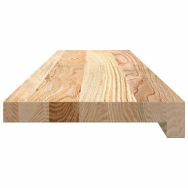 vidaXL Περβάζια παραθύρων 2 τεμ. 90x20x2 εκ. Ακατέργαστο Μασίφ Δρυός