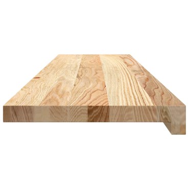 vidaXL Περβάζια παραθύρων 2 τεμ. 100x30x2 εκ. Ακατέργαστο Μασίφ Δρυός