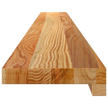 vidaXL Περβάζια παραθύρων 2 τεμ. Αν. Καφέ 140x15x2εκ. Μασίφ Ξύλο Δρυός