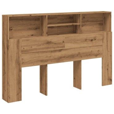 vidaXL Ντουλάπι κεφαλάρι Artisan Oak Κατασκευασμένο ξύλο 160x19x103,5cm