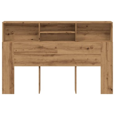vidaXL Ντουλάπι κεφαλάρι Artisan Oak Κατασκευασμένο ξύλο 160x19x103,5cm