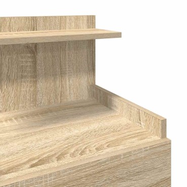 vidaXL Κομοδίνα 2 τεμ. με 2 Συρτάρια, Χρώμα Sonoma Δρυς 40x36,5x62cm