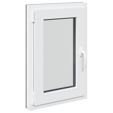 vidaXL Παράθυρο Υπογείου "RISOR" 50x75 εκ. Ανακλινόμενο & Περιστρεφόμενο DIN Αριστερό Ανθρακί