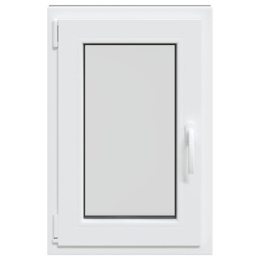 vidaXL Παράθυρο Υπογείου "RISOR" 50x75 εκ. Ανακλινόμενο & Περιστρεφόμενο DIN Αριστερό Ανθρακί