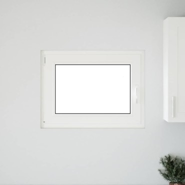 vidaXL Παράθυρο Υπογείου "RISOR" 90x70 εκ. Ανακλινόμενο & Περιστρεφόμενο DIN Αριστερό Ανθρακί