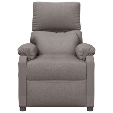 vidaXL Πολυθρόνα Ανακλινόμενη Taupe Υφασμάτινη 71,5x93x98cm 1 τεμ.