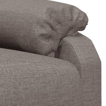 vidaXL Πολυθρόνα Ανακλινόμενη Taupe Υφασμάτινη 71,5x93x98cm 1 τεμ.