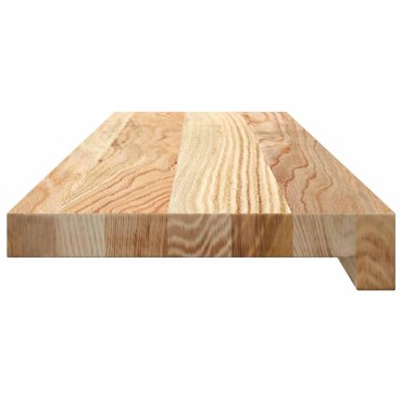 vidaXL Περβάζια παραθύρων 2 τεμ. 80x20x2 εκ. Ακατέργαστο Μασίφ Δρυός