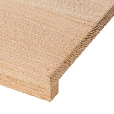 vidaXL Περβάζια παραθύρων 2 τεμ. 110x25x2 εκ. Ακατέργαστο Μασίφ Δρυός