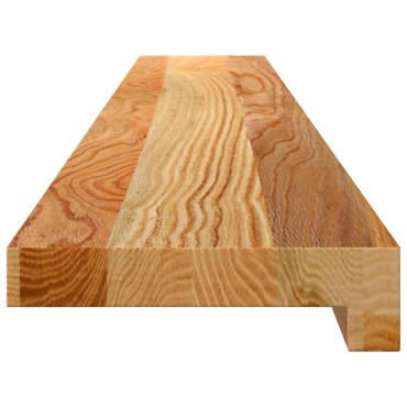 vidaXL Περβάζια παραθύρων 2 τεμ. Αν. Καφέ 120x15x2εκ. Μασίφ Ξύλο Δρυός