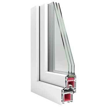 vidaXL Παράθυρο Υπογείου "RISOR" 60x100 εκ. Ανακλινόμενο & Περιστρεφόμενο DIN Αριστερά Λευκό