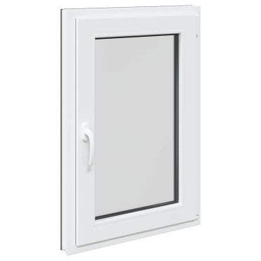 vidaXL Παράθυρο Υπογείου "RISOR" 60x100 εκ. Ανακλινόμενο & Περιστρεφόμενο DIN Δεξί Ανθρακί