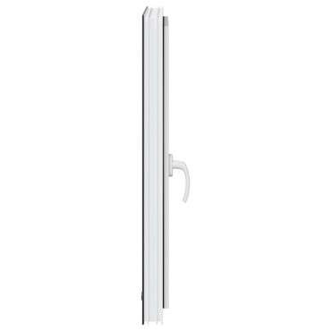 vidaXL Παράθυρο Υπογείου "RISOR" 60x100 εκ. Ανακλινόμενο & Περιστρεφόμενο DIN Δεξί Ανθρακί