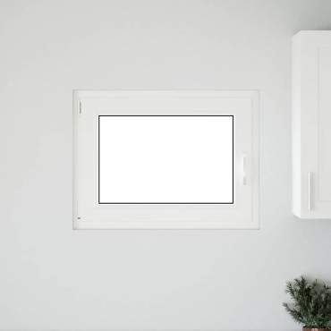 vidaXL Παράθυρο Υπογείου "RISOR" 80x60 εκ. Ανακλινόμενο & Περιστρεφόμενο DIN Αριστερό Ανθρακί