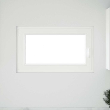 vidaXL Παράθυρο Υπογείου "RISOR" 100x70 εκ. Ανακλινόμενο & Περιστρεφόμενο DIN Αριστερό Ανθρακί