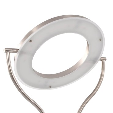 vidaXL Φωτιστικό Δαπέδου Ασημί 180 εκ. 18 W με Ρυθμιζόμενο Φωτισμό