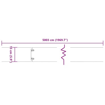 vidaXL Μπορντούρες Γκαζόν 50τεμ Ανθρακί 15x103εκ Ατσάλι Σκληρυθέν Αέρα