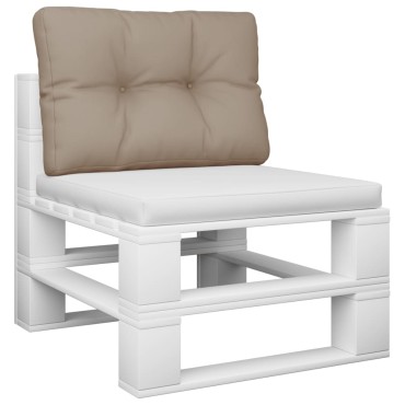 vidaXL Μαξιλάρι Παλέτας Taupe 50x40x12cm Υφασμάτινο