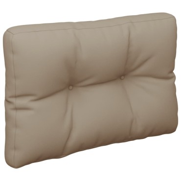 vidaXL Μαξιλάρι Παλέτας Taupe 50x40x12cm Υφασμάτινο